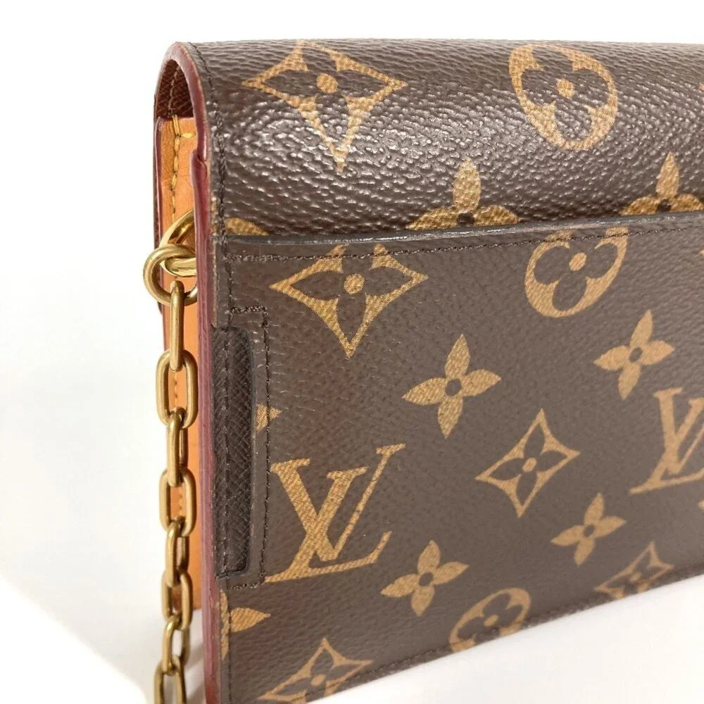 LOUIS VUITTON Brown Monogram Canvas Shoulder Bag